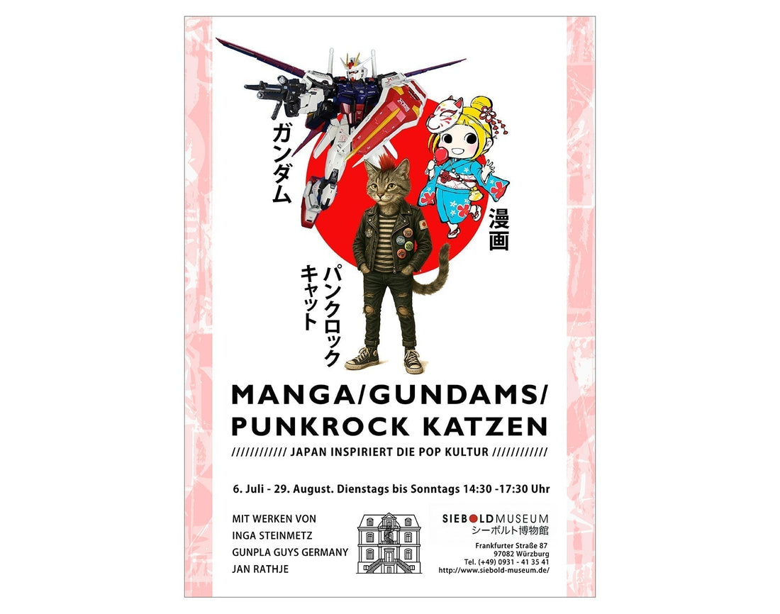 Ausstellung im Siebold Museum: Manga / Gundams / Punkrock Katzen
