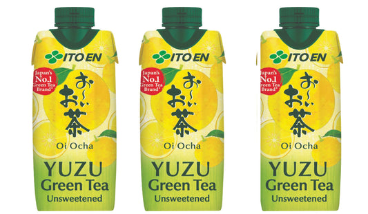 3 x ITOEN OI OCHA YUZU GREEN TEA 330ML / 3'er Bundle
